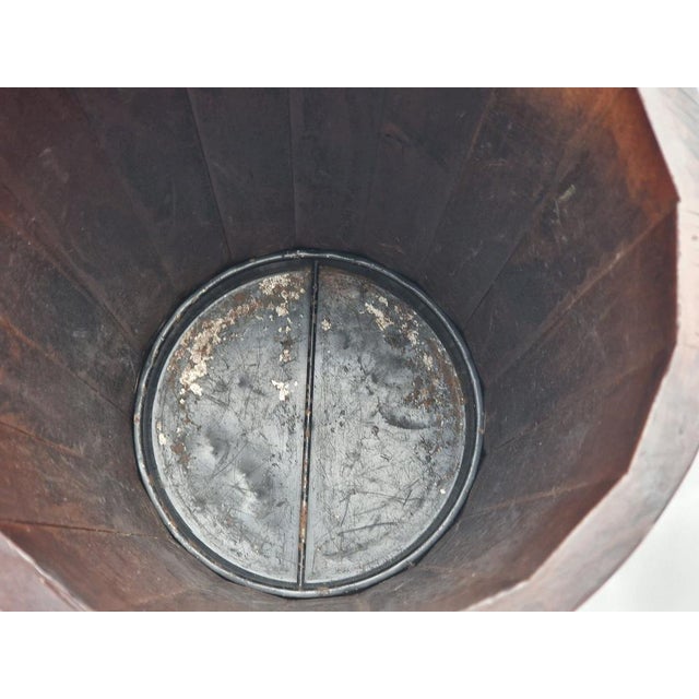 1960s Vintage Wooden Cylinder Umbrella Stand, 1960s For Sale - Image 5 of 11