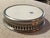 Beautiful Royal Delft porcelain and pewter wine coaster. Hand painted colonial ship motif.