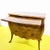 Brown Venetian Bombé Chest of Drawers in Walnut Burl with Pull-Out Top For Sale - Image 8 of 13