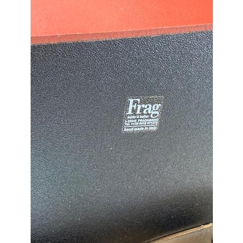 Leather Swivel Armchair from Frag Italia For Sale - Image 6 of 7