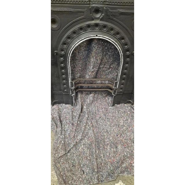 Victorian Cast Iron Arched Combination Fireplace, 1880 For Sale - Image 11 of 13
