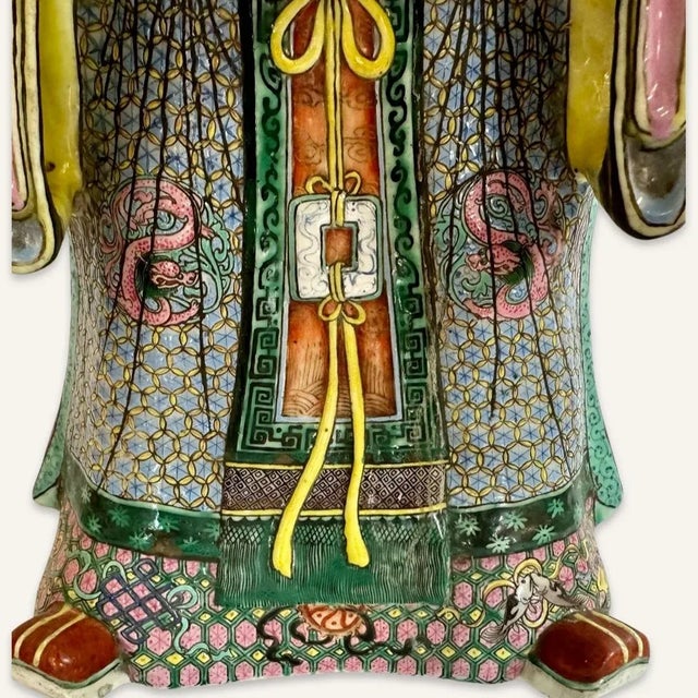 Chinese Mid 19th Century Chinese Porcelain Statuette of One of the Eight Vine Chinese Immortals For Sale - Image 3 of 10