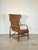 Wicker and bamboo armchair from the 1970s
