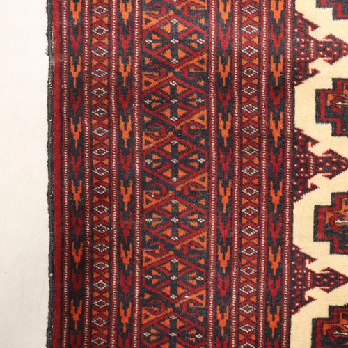 Middle Eastern Bukhara Rug For Sale - Image 7 of 9