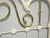 Vintage Elliott's Design Mid Century Iron White Gold Queen Bed Frame Headboard For Sale - Image 12 of 14