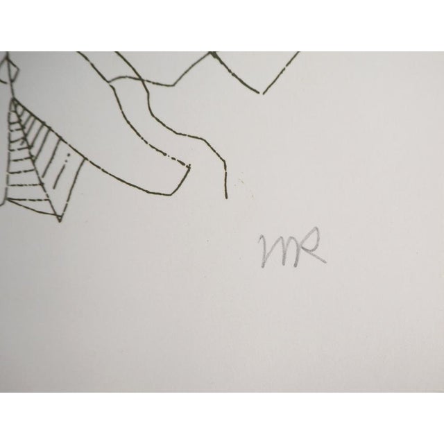 Man RAY (Emmanuel Radnitzky) The Camaraderie, Eve, 1969 Original etching Signed in pencil by the artist On vellum, 23 x17...