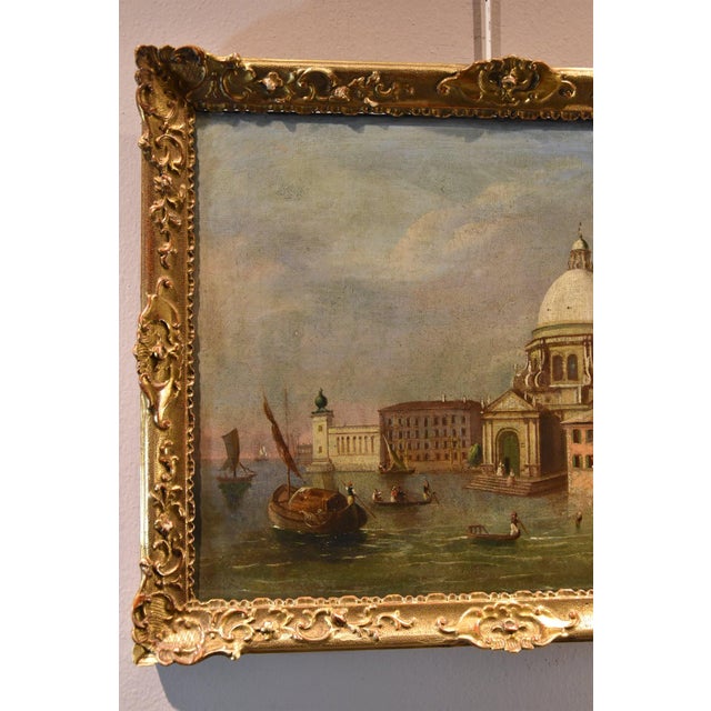 Giacomo Guardi, Venice Landscape, 1830, Oil on Canvas, Framed For Sale - Image 9 of 12