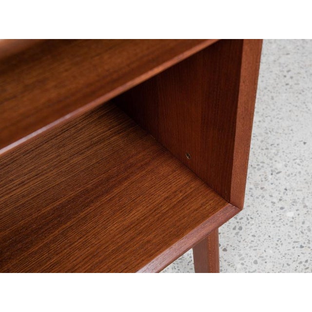 Midcentury Danish Desk Known Model 75 in Teak attributed to Omann Jun 1960s For Sale - Image 6 of 13