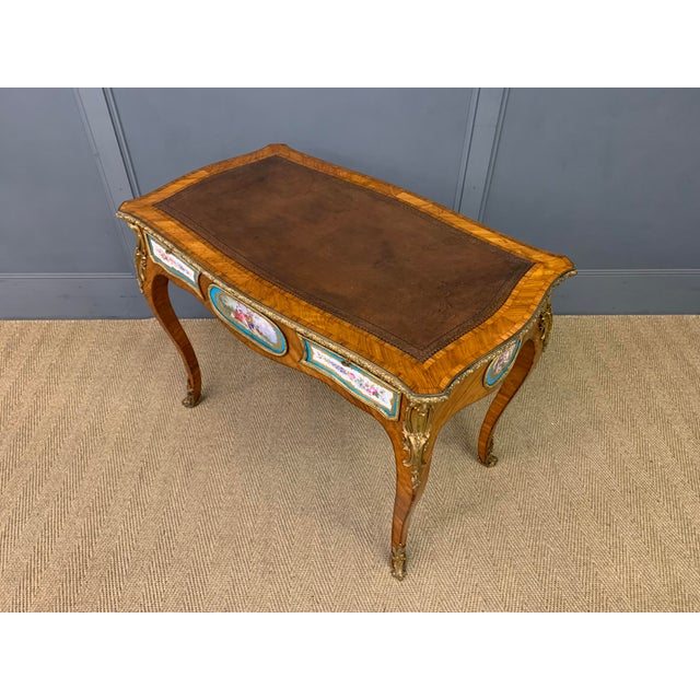 French Tulip Wood Desk, 1880 For Sale - Image 16 of 17