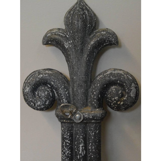 Vintage Zinc Architectural Fragment For Sale In Nashville - Image 6 of 9