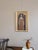 Mid-Century Modern 'Woman With a Red Flower' Vintage Figurative Oil Painting by Swedish Artist Fabian Lundqvist (1913-1989), Framed For Sale - Image 4 of 10