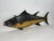 Black Carved and Painted Tuna Fish Trade Sign For Sale - Image 8 of 10
