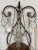 Bronze Pair of Italian Bronze and Crystal Sconces For Sale - Image 8 of 8