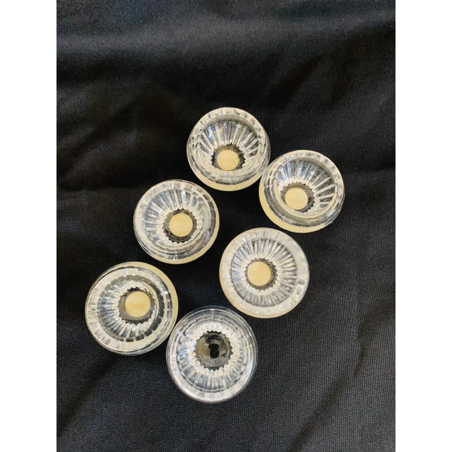 Wedgwood Irish Crystal Salt Cellars ~ Set of Six ~ Exhibiting elegance from a different era, this vintage set of salt...