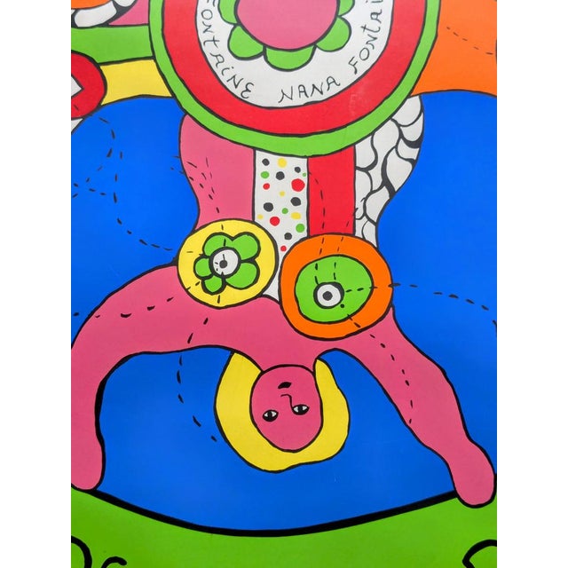 Modern Niki De Saint Phalle, Nana Fontaine, Large Hand-Signed Lithograph, 1993 For Sale - Image 3 of 10