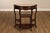 Asian Style Demilune Marble Top Side Table With Tiered Shelves For Sale - Image 17 of 18