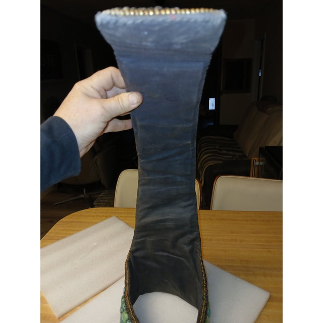 Turquoise Vintage Turquoise Tibetan Headdress For Sale - Image 8 of 12