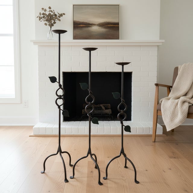 The Enduring Estate Set: Sculpted Iron Trio ️ Elevate your home decor with a set that marries the soulful touch of the...