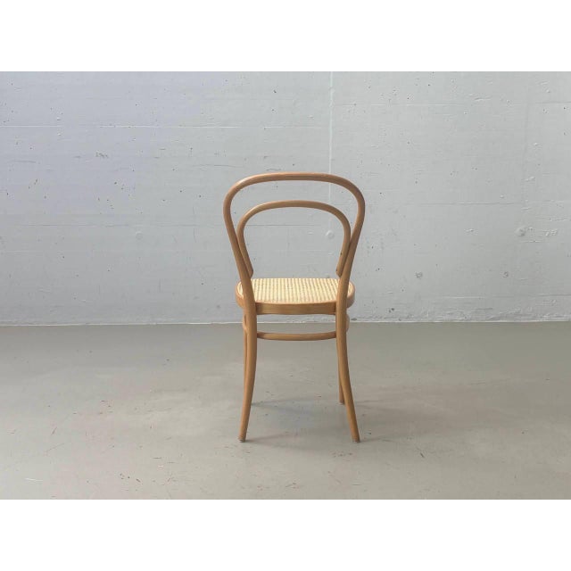 Wood Vintage Bentwood Chair with Viennese Caning from Thonet, 1981 For Sale - Image 7 of 9