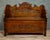 Antique carved solid wood bench with storage, 20th century charming solid wood bench with storage, beautifully crafted in...