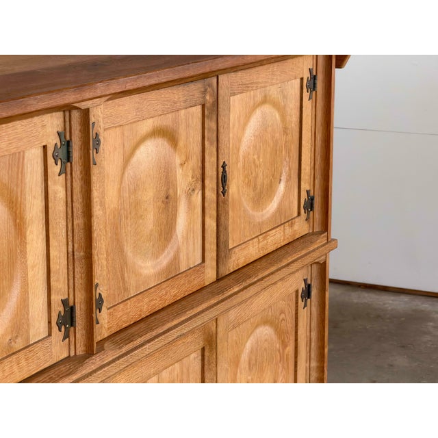 1960s Tall Mid-Century Modern Oak Sideboard by Axel O. Röck for Ottrup Møbelfabrik, 1963 For Sale - Image 5 of 16