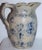 This fantastic rare lady liberty and shield embossed sponge pottery pitcher is in fine as found condition. She is embossed...