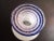 This is a STUNNING 5" Blown Spatter Bud Vase with Spiral Cobalt Blue Rigaree. Procured at auction BOX 24