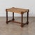 1940s French Wood and Woven Bobbin Stool For Sale - Image 4 of 13