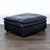 Modern Leather Ottoman With Pillow Top For Sale - Image 3 of 6