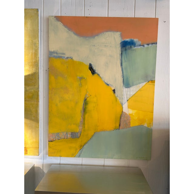 Large Abstract Painting in Gorgeous Colors For Sale - Image 12 of 12