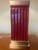 Neoclassical Pair of Neoclassical Ceramic Red Fluted Lamps For Sale - Image 3 of 8