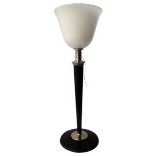 1930s Mazda French Torchiere Table Lamp For Sale