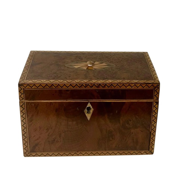 Early 19th Century English Early Tea Caddy For Sale - Image 9 of 9