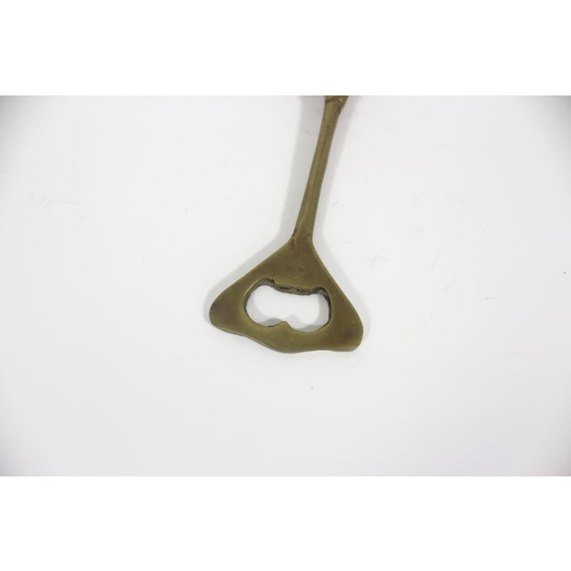Brass Vintage Solid Brass Golf Club Bottle Opener For Sale - Image 8 of 9
