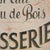 Early 20th Century Vintage Hand Painted French Patisserie Sign c.1930-1940 For Sale - Image 5 of 8