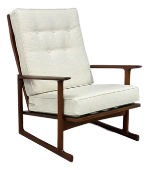 1950s Ib Kofod Larsen Danish Modern Lounge Chair