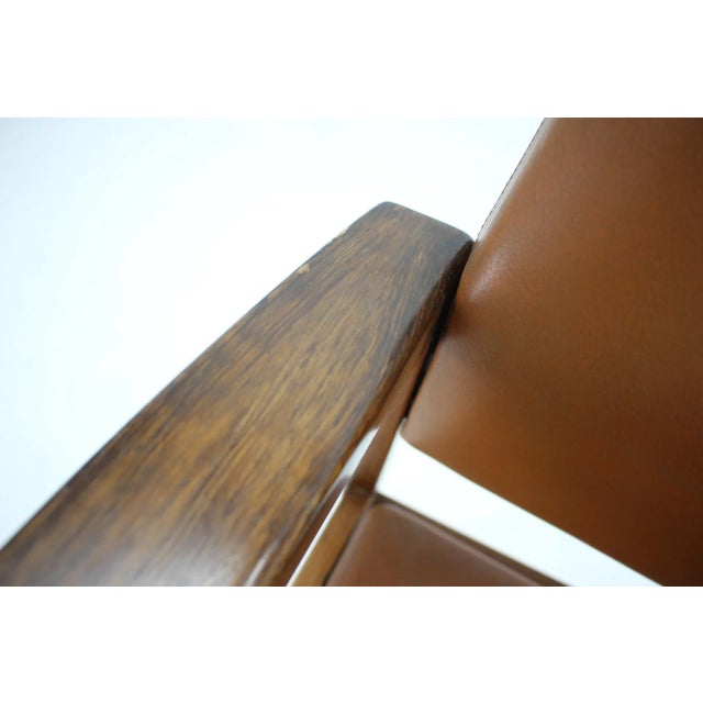 Leather Palisander Side or Desk Chair, Denmark, 1960s For Sale - Image 6 of 10
