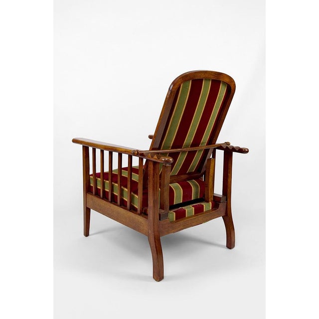 Arts & Crafts Morris Lounge Chair, United Kingdom, 1900s For Sale - Image 11 of 15