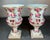 Ceramic Antique Pair of Dresden Rose Porcelain Urns For Sale - Image 7 of 11