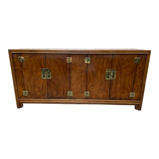1970s Vintage Burl Sideboard by Drexel For Sale