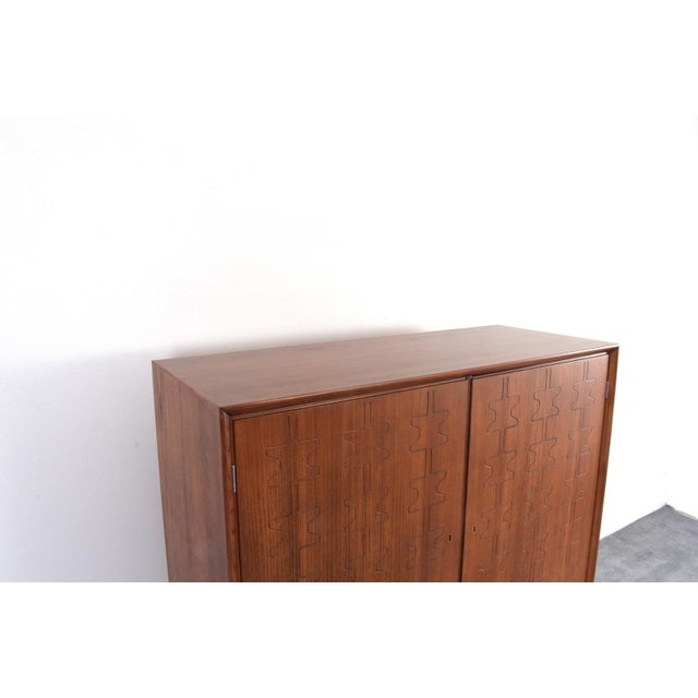 Mid-Century Modern Teak Highboard by Rastad & Relling for Eidsfjord Møbelfabrikk, 1950s For Sale - Image 11 of 13