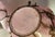 Mid 20th Century Mid Century Modern Italian Mottled Pink Cased Glass Caged Pendant Light Lantern For Sale - Image 9 of 12
