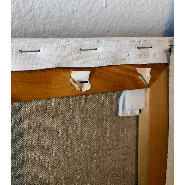 Abstract Austrian Contemporary Abstract Expressionist Painting Vertical Lines of Color 2008 For Sale - Image 3 of 7