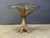Light Yellow Vintage Gilt Metal Sheaf of Wheat Coffee Table in the style of Coco Chanel, 1960s For Sale - Image 8 of 11