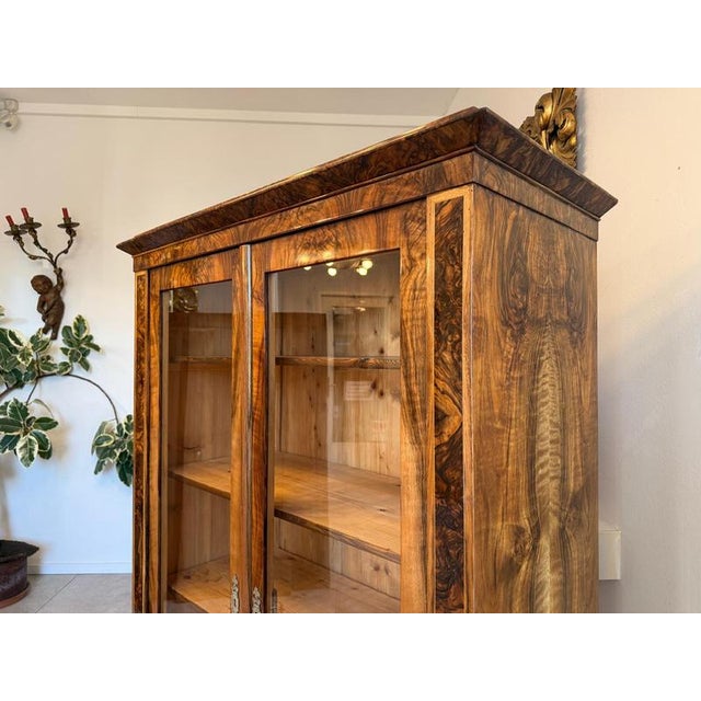 Antique Biedermeier Display Cabinet For Sale - Image 15 of 17