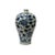 Chinese Blue White Porcelain Flower Graphic Fat Round Shape Vase For Sale In San Francisco - Image 6 of 6
