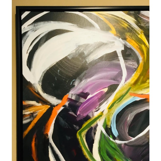 Abstract Modern Abstract Giclee on Canvas Print For Sale - Image 3 of 5