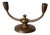 Swedish Art Deco Bronze 2-Arm Candelabra from GAB, Sweden, 1930s For Sale