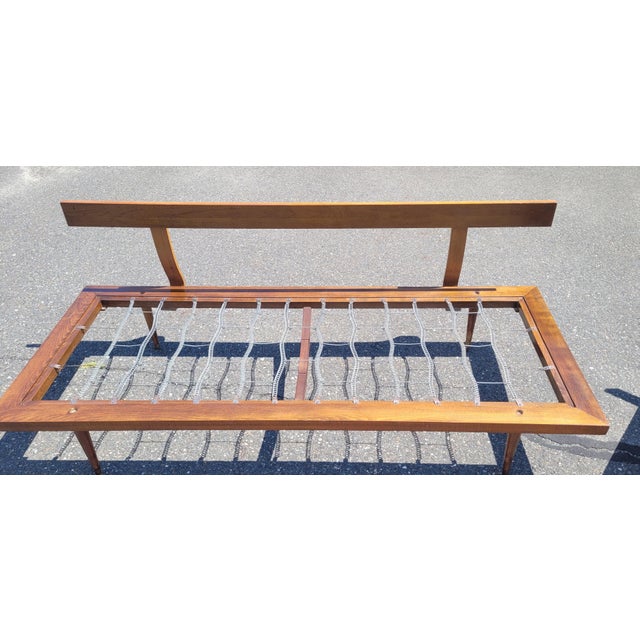 1950s Fine Pair of Mid Century Modern Signed Daybeds For Sale - Image 10 of 18