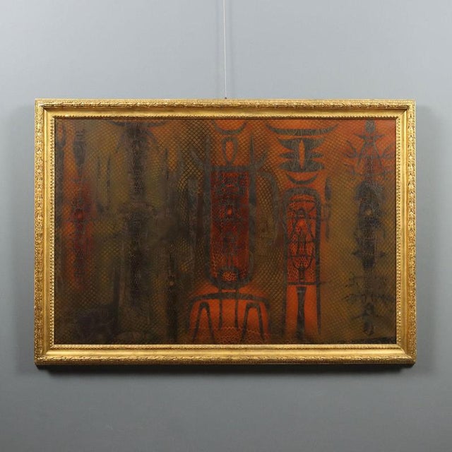 Corrado Cagli, Hell, 1958, Mixed Media on Canvas, Framed For Sale - Image 13 of 13